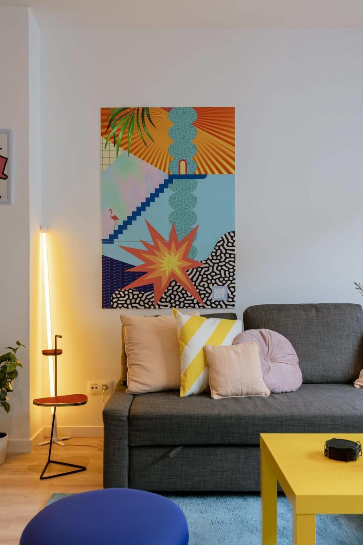 Colorful Pop Apartment In The Heart Of Антверпен Екстер'єр фото